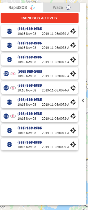 RapidSOS Activity Widget
