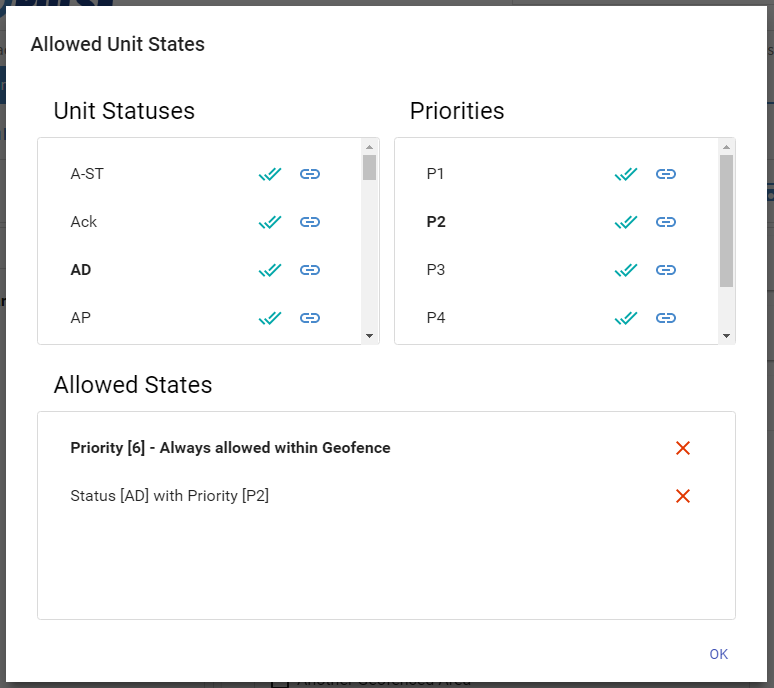 Editing Allowed States