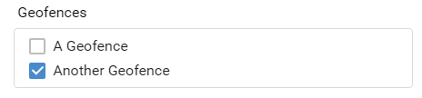 Geofence Selection